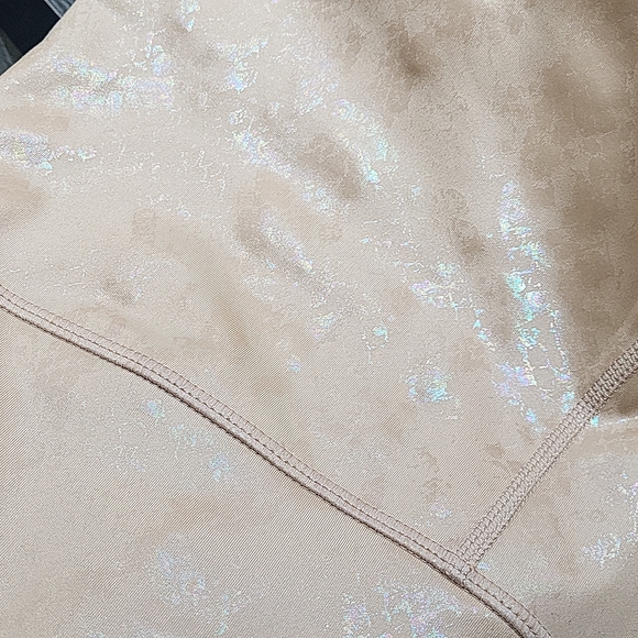 Carbon38 Tan Metallic Snake Legging - M - Picture 9 of 12